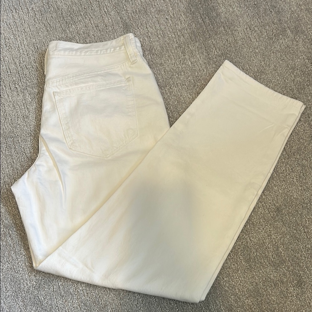 Madewell “The Slouchy Boyfriend” Women's White Jeans